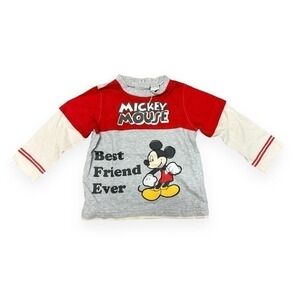 ⭐️ Disney Mickey Mouse 'Best Friend Ever' Infant Long Sleeve T-Shirt